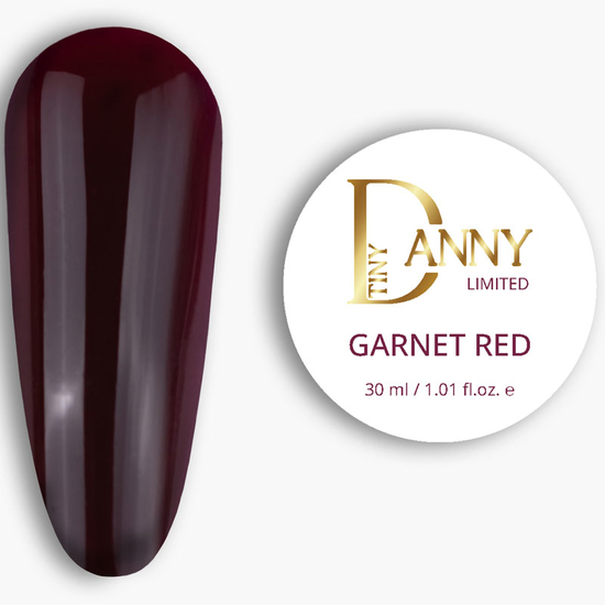Гель для нарощування DANNY Builder Gel Garnet Red Limited 30 мл, Об`єм: 30 мл
, Колір: Garnet Red