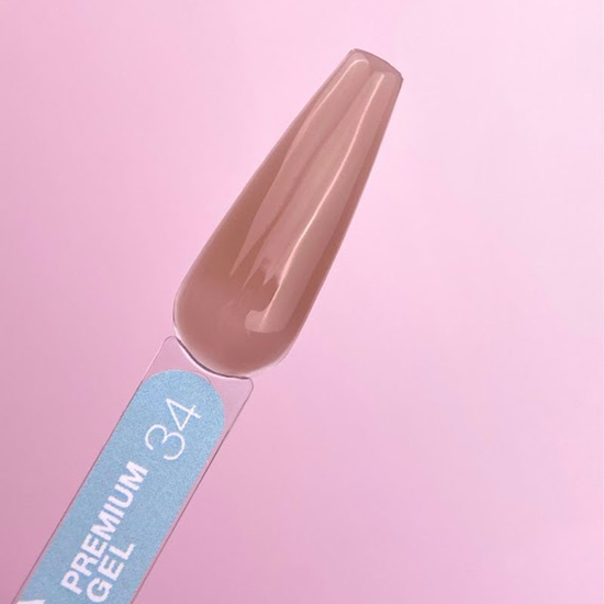 Гель для нарощування LUNA Gel Premium №34 15 мл, Об`єм: 15 мл, Колір: 342