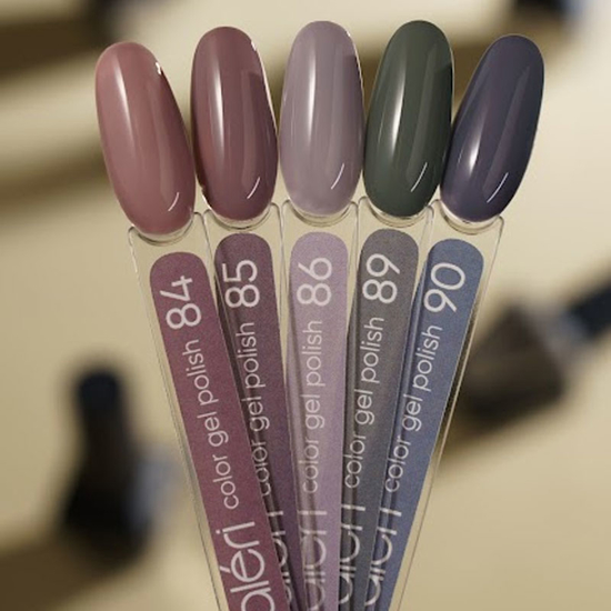 Гель-лак Valeri №090 (бузковий, емаль), 6 мл2