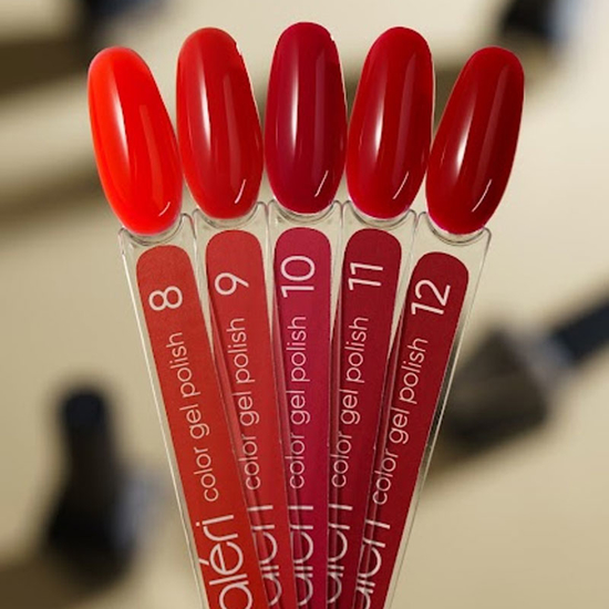 Гель-лак Valeri №010 (темно-рожевий, емаль), 6 мл2