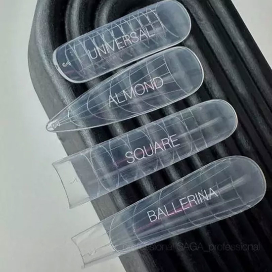 Верхні форми для нарощування SAGA Top Nail Forms Universal 24 шт, Кількість: 24 шт, Розмір: Universal2