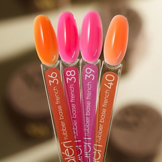 Valeri French base neon №038 (неонова малина), 6 мл, Об`єм: 6 мл, Колір: 0382