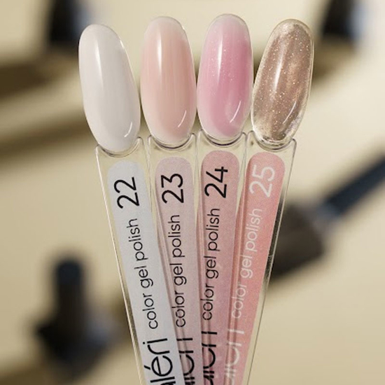 Гель-лак Valeri №023 (рожево-бежевий, емаль), 6 мл2