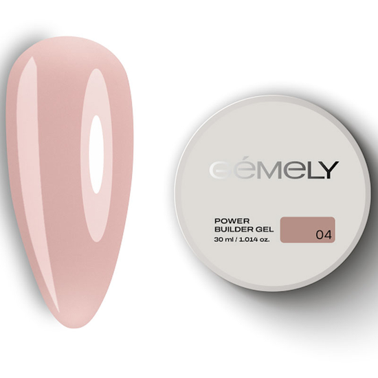 Гель для зміцнення та нарощування Gemely Power Builder gel 004 30 мл, Об`єм: 30 мл
, Колір: 004
