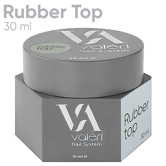 Valeri Rubber top Топ для гель-лака, 30 мл, Объем: 30 мл
