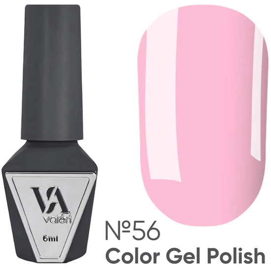Гель-лак Valeri №056 (полуничний коктейль, емаль), 6 мл