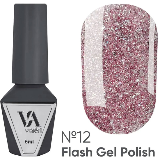 Гель-лак светоотражающий Valeri Flash №12 6 мл, Цвет: 12