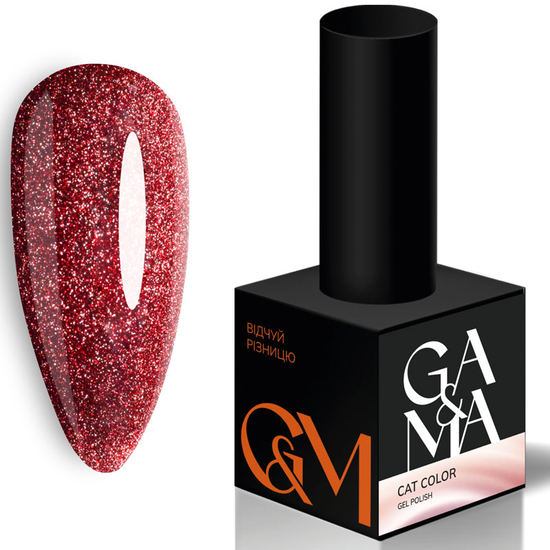 Гель-лак GA&MA Cat Color 012/Кет Колор 012 6 мл, Цвет: 012