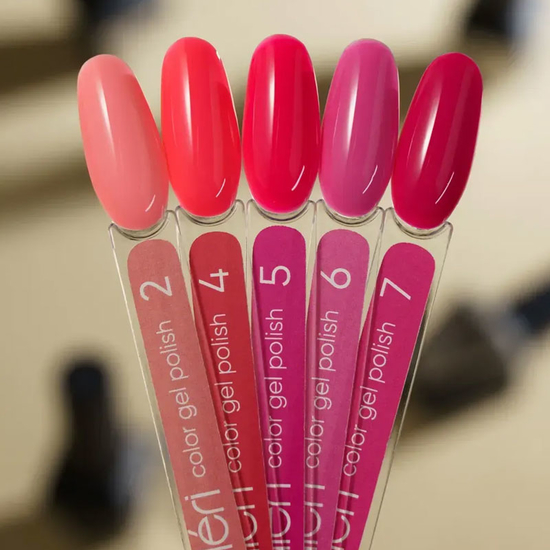 Гель-лак Valeri №006 (бузково-рожевий, емаль), 6 мл2