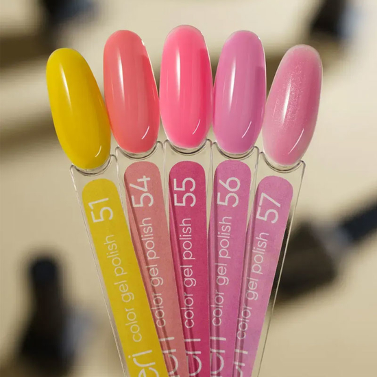 Гель-лак Valeri №057 (рожевий, мікроблиск), 6 мл2