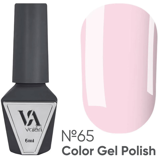 Гель-лак Valeri №065 (теплий беж, емаль), 6 мл