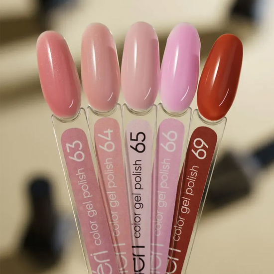 Гель-лак Valeri №065 (теплий беж, емаль), 6 мл2