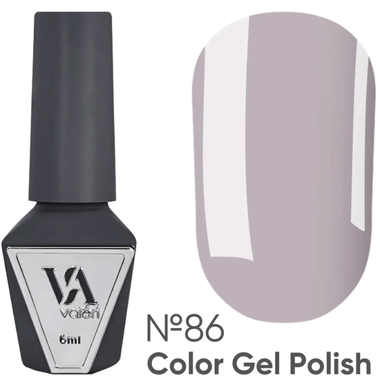 Гель-лак Valeri №086 (світлий ліловий емаль), 6 мл