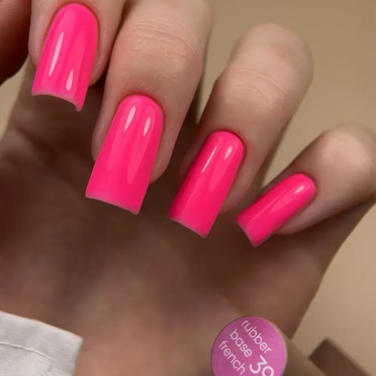 Valeri French base neon №039 (неоновый розовый Барби), 6 мл, Объем: 6 мл, Цвет: 0393