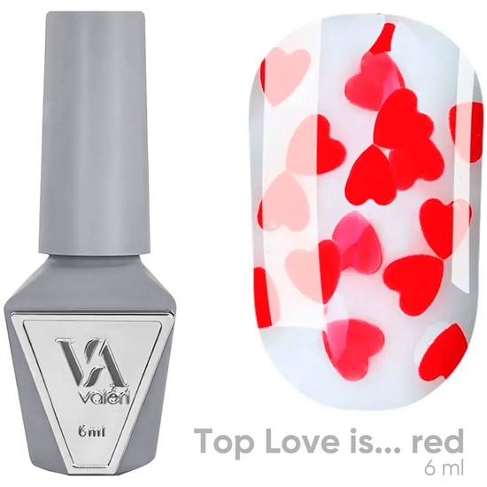 Valeri Top Love is... Red, 6 мл, Объем: 6 мл, Цвет: Red

