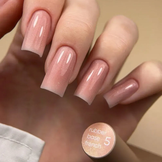 Valeri French base №005 (бежево-рожевий із золотистим мікроблиском), 6 мл, Об`єм: 6 мл, Колір: 0053