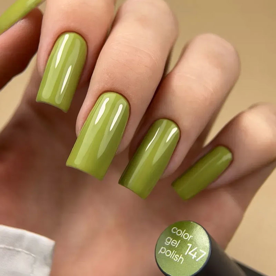 Гель-лак Valeri №147 (сіро-оливковий, емаль), 6 мл3