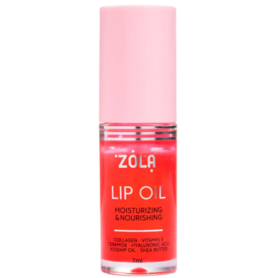 Олійка для губ ZOLA Lip Oil Watermelon Sorbet червона 7 мл, Колір: Watermelon Sorbet Олійка для губ ZOLA Lip Oil Watermelon Sorbet червона 7 мл, Колір: Watermelon Sorbet