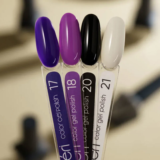 Гель-лак Valeri №021 (білий, емаль), 6 мл2