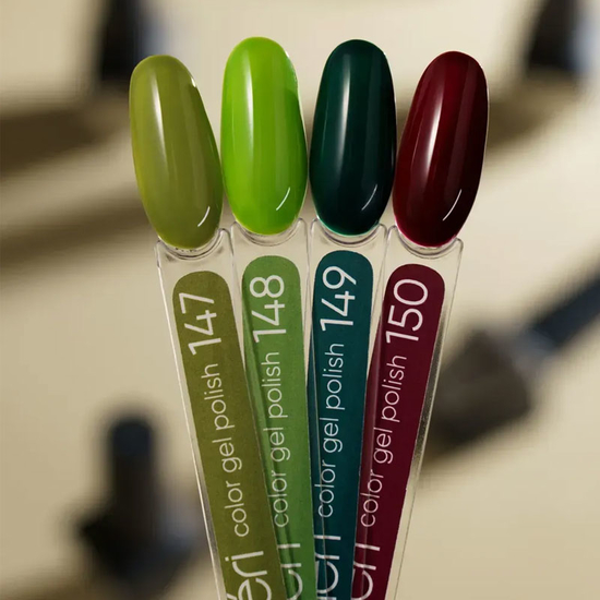 Гель-лак Valeri №149 (холодний темно-зелений, емаль), 6 мл2