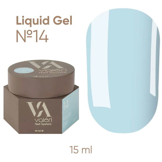 Гель Valeri Liquid Gel №014 15 мл, Объем: 15 мл, Цвет: 014