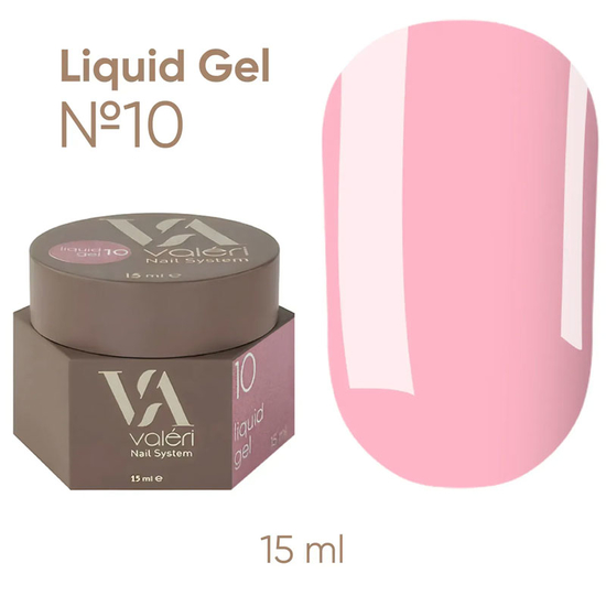 Гель Valeri Liquid Gel №010 15 мл, Объем: 15 мл, Цвет: 010