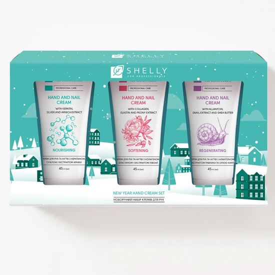 Новорічний набір кремів для рук Shelly Hand Cream Set3