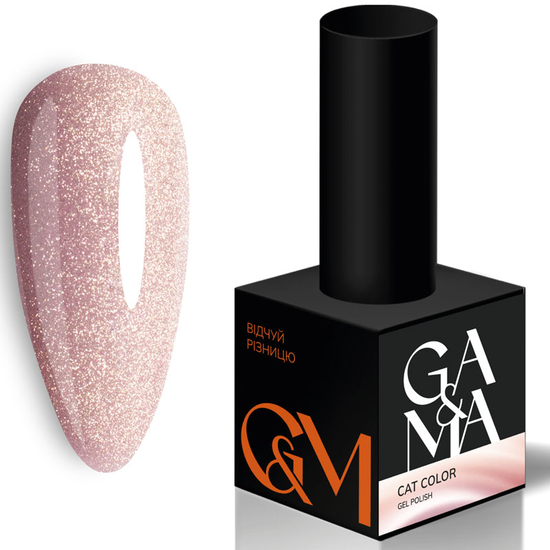 Гель-лак GA&MA Cat Color 009/Кет Колор 009 6 мл, Колір: 009