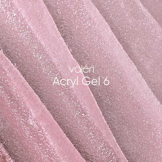 Акрил-гель Valeri Acryl Gel №06 Розово-персиковый 30 мл, Объем: -30 мл, Цвет: 062
