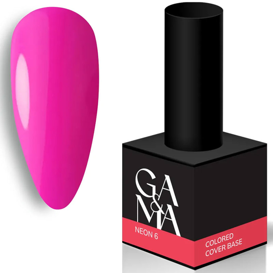 База неоновая GaMa Cover Base Colored Neon №006 15 мл, Объем: 15 мл, Цвет: 006
