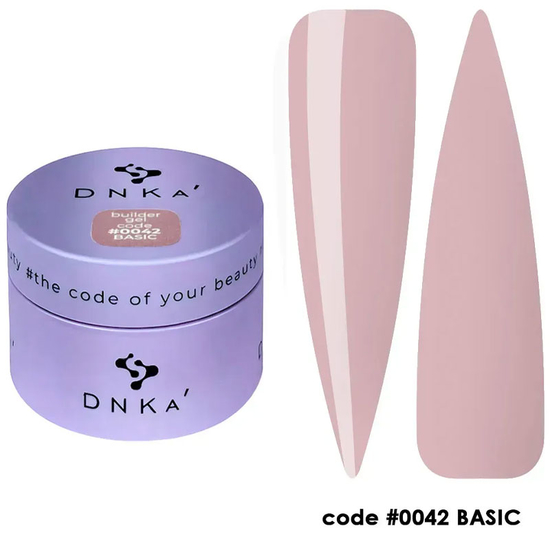Гель для наращивания DNKa Builder Gel Basic №0042 30 мл, Объем: -30 мл, Цвет: 0042