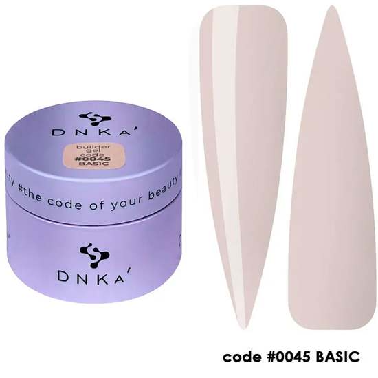 Гель для наращивания DNKa Builder Gel Basic №0045 30 мл, Объем: -30 мл, Цвет: 0045