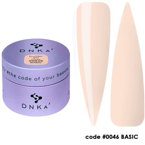 Гель для наращивания DNKa Builder Gel Basic №0046 30 мл, Объем: -30 мл, Цвет: 0046