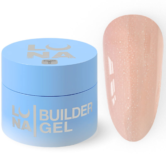 Гель для наращивания LUNA Shimmer Gel №1 15ml, Объем: -15 мл, Цвет: №1