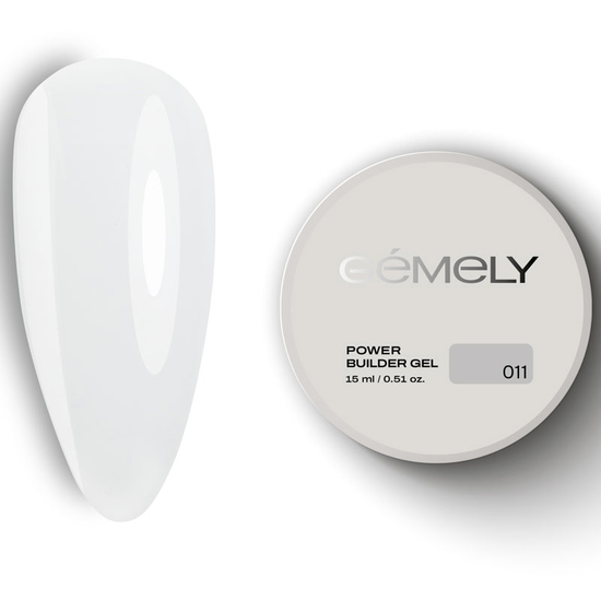 Гель для зміцнення та нарощування Gemely Power Builder gel 011 15 мл, Объем: -15 мл, Цвет: 011