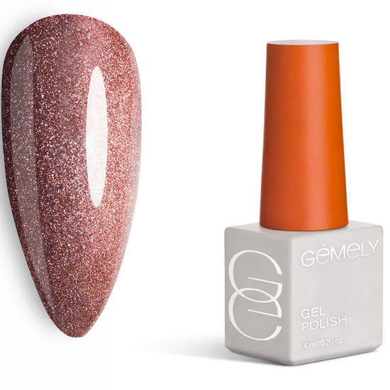Гель-лак Gemely Cat Color 017/Кет Колор 017 6 мл, Цвет: 017