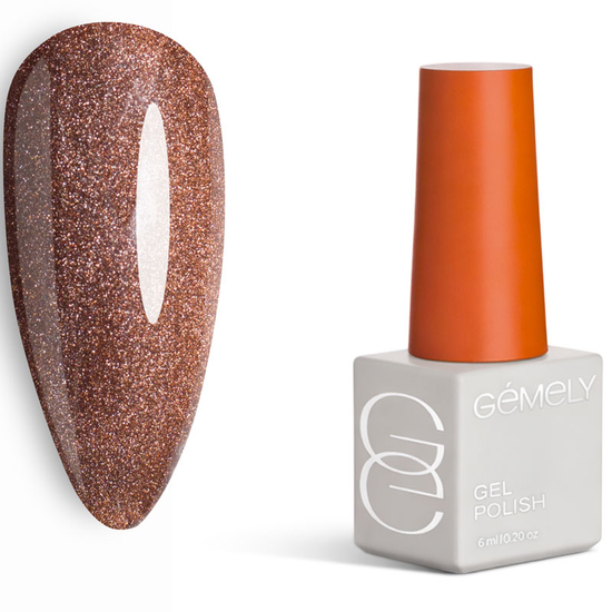 Гель-лак Gemely Cat Color 018/Кет Колор 018 6 мл, Цвет: 018