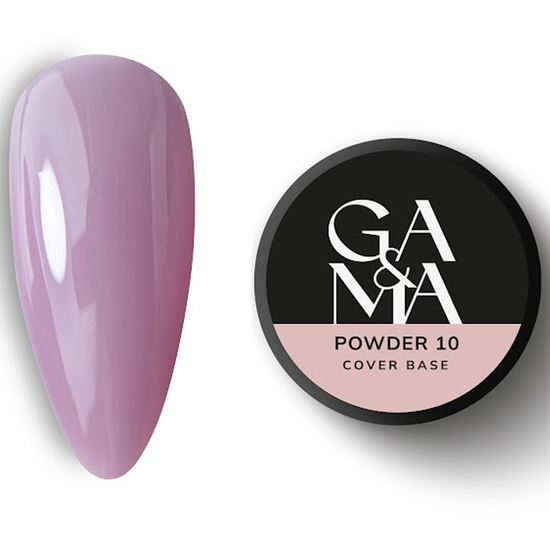 Камуфлююча база GaMa Cover Base №010 Powder 30 мл, Об`єм: 30 мл, Колір: 010