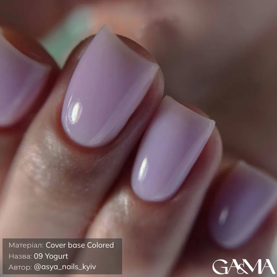 Кольорова база GaMa Cover base Colored 009 Yohurt 15 мл, Об`єм: 15 мл, Колір: 0092