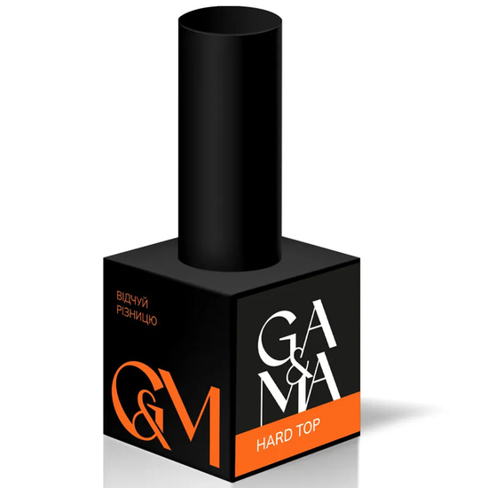 Топ для гель-лака без ЛС GaMa Top Hard 15 мл, Объем: 15 мл