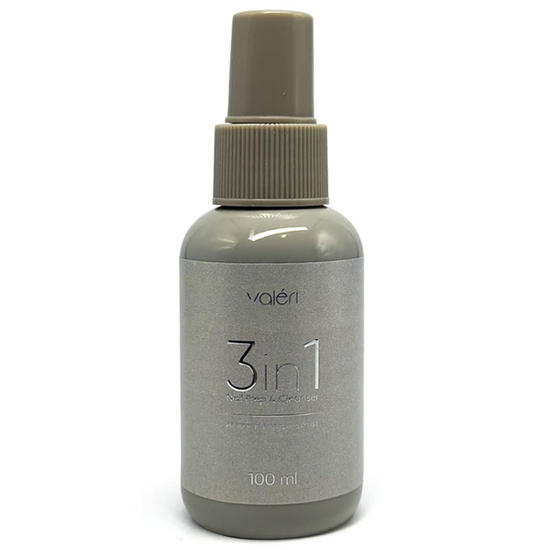 Знежирювач для нігтів Valeri 3в1 Nail Prep & Cleanser 100 мл, Об`єм: 100 мл