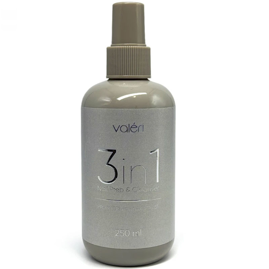 Обезжириватель для ногтей Valeri 3в1 Nail Prep & Cleanser 250 мл, Объем: 250 мл
