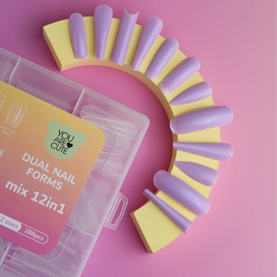 Набір верхніх форм для нарощування нігтів You Are Cute 12 в 12