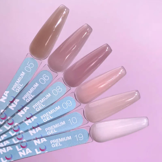 Гель для нарощування LUNA Gel Premium №10 15 мл, Об`єм: 15 мл, Колір: 105