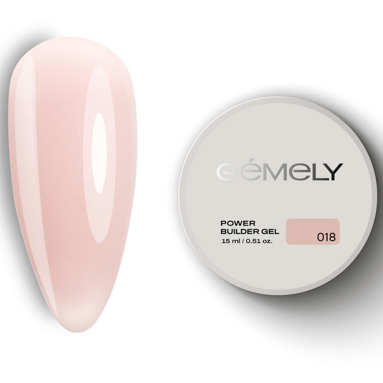 Гель для зміцнення та нарощування Gemely Power Builder gel 018 15 мл