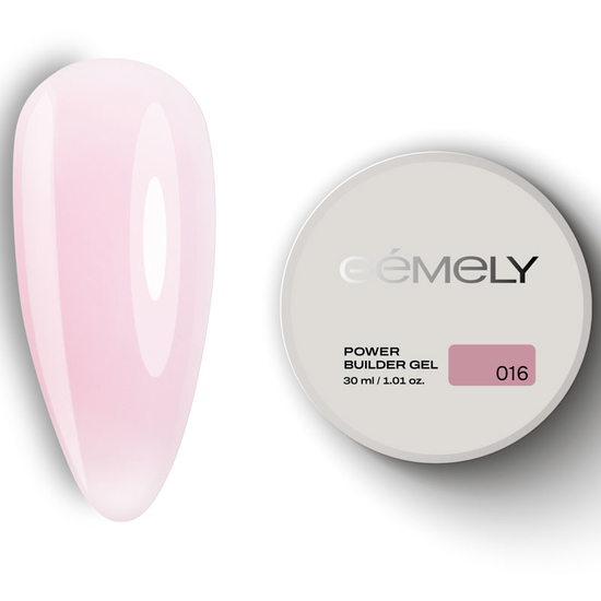 Гель для зміцнення та нарощування Gemely Power Builder gel 016 30 мл