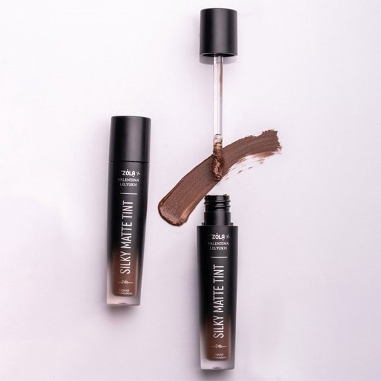 Рідкі тіні для повік ZOLA x Valentina Lelyukh Silky Matte Tint 06 Espresso, Колір: 062