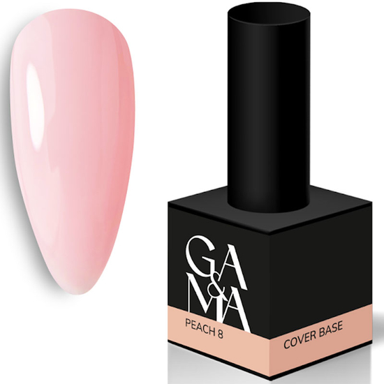 Камуфлирующая база GaMa Cover Base №008 Peach 15 мл, Объем: 15 мл, Цвет: 008
