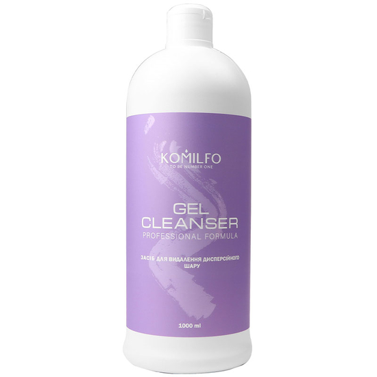 Komilfo Gel Cleanser - засіб для зняття липкого шару, 1000 мл, Об`єм: 1000 мл
, Вид: Засіб для зняття липкого шару