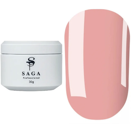 Гель для наращивания SAGA Builder Gel Veil №1 Cover Pink 30 мл, Объем: 30 мл, Цвет: Cover Pink